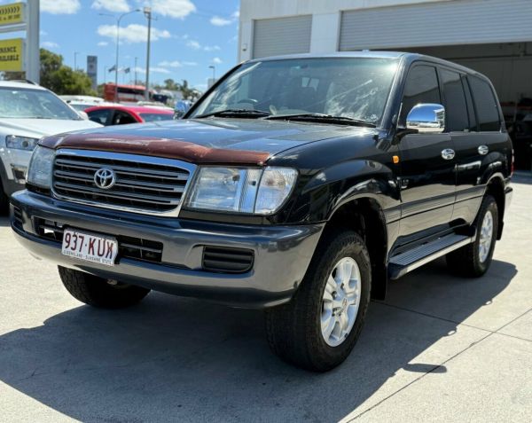 2004 Toyota Landcruiser UZJ100R Kakadu Black 5 Speed Automatic Wagon image