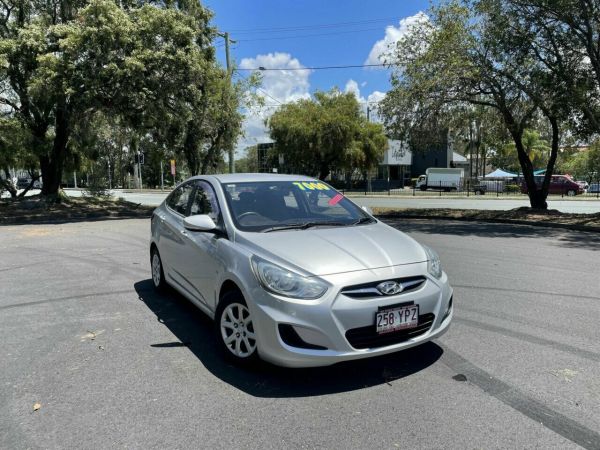 2012 Hyundai Accent RB Active Silver 5 Speed Manual Sedan image