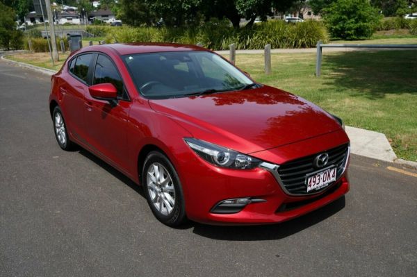 2016 Mazda 3 BM MY15 Neo Maroon 6 Speed Automatic Hatchback image