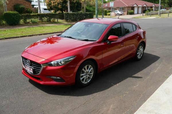 2016 Mazda 3 BM MY15 Neo Maroon 6 Speed Automatic Hatchback image