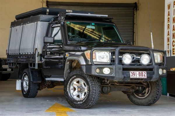 2009 Toyota Landcruiser VDJ79R MY10 GXL Grey 5 Speed Manual Cab Chassis image