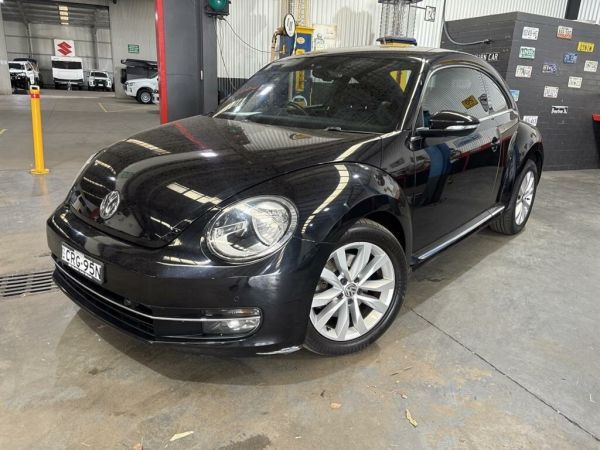 2013 Volkswagen Beetle 1L Black 7 Speed Auto Direct Shift Hatchback image