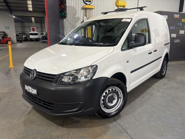 2014 Volkswagen Caddy 2K MY14 TDI250 White 7 Speed Auto Direct Shift Van image