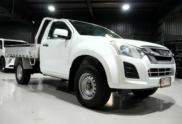 2018 Isuzu D-MAX MY17 SX 4x2 High Ride White 6 Speed Sports Automatic Cab Chassis image