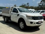 Image for 2013 Ford Ranger PX XL Hi-Rider White 6 Speed Sports Automatic Cab Chassis