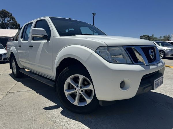2013 Nissan Navara D40 S6 MY12 ST 4x2 White 6 Speed Manual Utility image