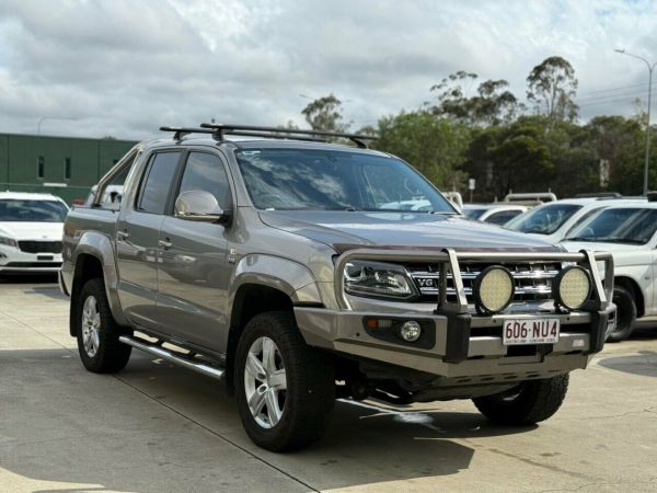 2019 Volkswagen Amarok 2H MY20 TDI550 4MOTION Perm Highline Beige 8 Speed Automatic Utility image