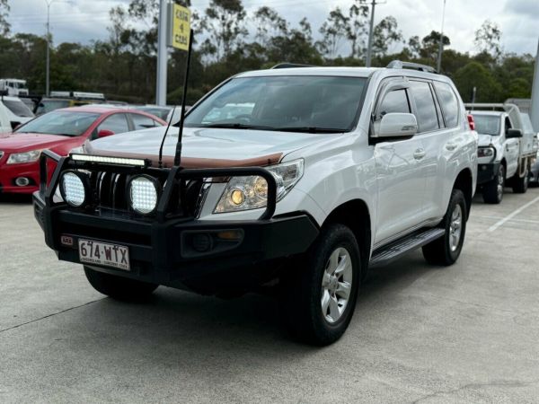 2010 Toyota Landcruiser Prado KDJ150R GXL White 5 Speed Sports Automatic Wagon image