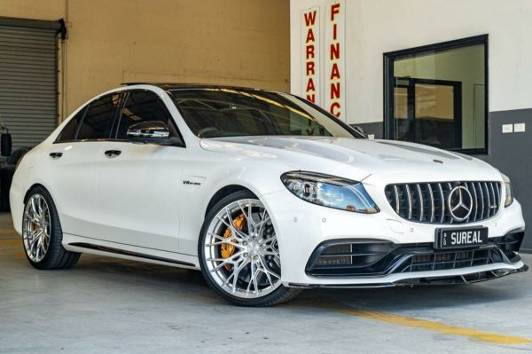2019 Mercedes-Benz C-Class W205 800MY C63 AMG SPEEDSHIFT MCT S White 9 Speed Sports Automatic Sedan image