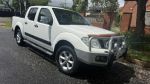 Image for 2012 Nissan Navara D40 ST-X 550 (4x4) White Crystal 7 Speed Automatic Dual Cab Utility