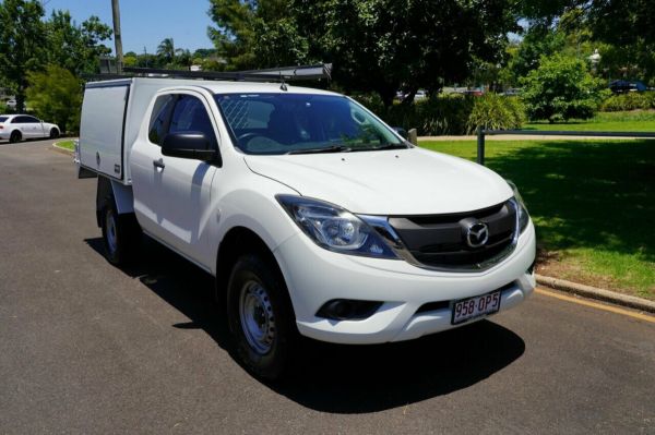 2016 Mazda BT-50 MY16 XT Hi-Rider (4x2) White 6 Speed Manual Freestyle Cab Chassis image