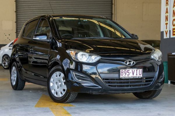 2014 Hyundai i20 PB MY14 Active Black 6 Speed Manual Hatchback image