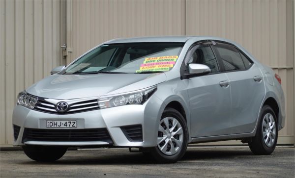 2014 TOYOTA COROLLA 4D SEDAN ZRE172R ASCENT image