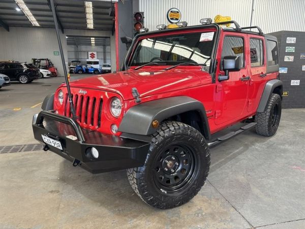 2015 Jeep Wrangler Unlimited JK MY15 Sport (4x4) Red 5 Speed Automatic Softtop image
