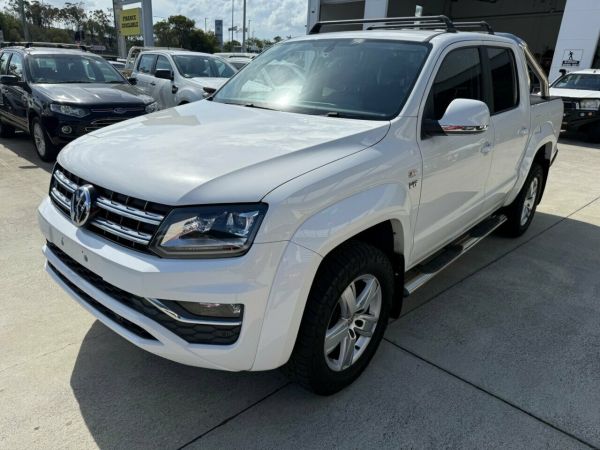 2020 Volkswagen Amarok 2H MY20 TDI550 4MOTION Perm Highline White 8 Speed Automatic Utility image