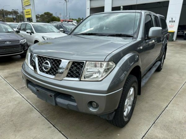 2010 Nissan Navara D40 ST Grey 5 Speed Automatic Utility image