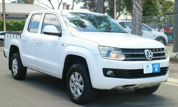 2013 Volkswagen Amarok 2H MY13 TDI420 (4x4) White 8 Speed Automatic Dual Cab Utility image