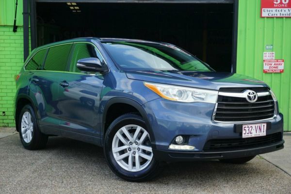 2014 Toyota Kluger GSU55R GX AWD Blue 6 Speed Sports Automatic Wagon image