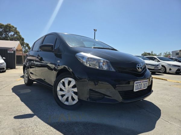 2012 Toyota Yaris NCP131R YRS Black 4 Speed Automatic Hatchback image