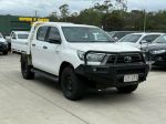 Image for 2022 Toyota Hilux GUN126R SR Double Cab White 6 Speed Sports Automatic Cab Chassis
