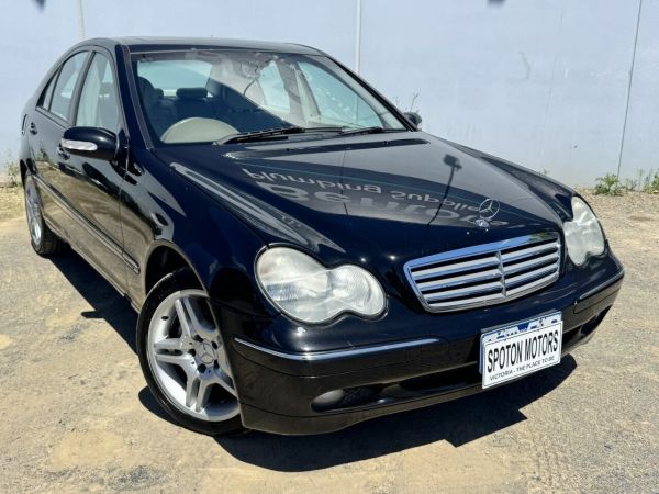 2003 Mercedes-Benz C180 W203 Kompressor Elegance Black 5 Speed Automatic Tipshift Sedan image