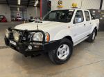 Image for 2011 Nissan Navara D22 Series 5 ST-R (4x4) White 5 Speed Manual Dual Cab Pick-up