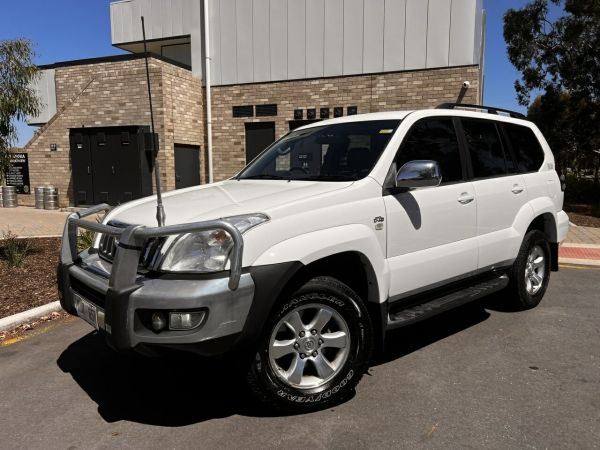 2008 Toyota Landcruiser Prado KDJ120R 07 Upgrade GXL (4x4) White 5 Speed Automatic Wagon image