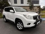 Image for 2011 Toyota Landcruiser Prado KDJ150R GXL (4x4) White 5 Speed Sequential Auto Wagon