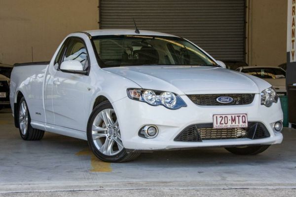 2009 Ford Falcon FG XR6 Ute Super Cab Turbo White 6 Speed Sports Automatic Utility image