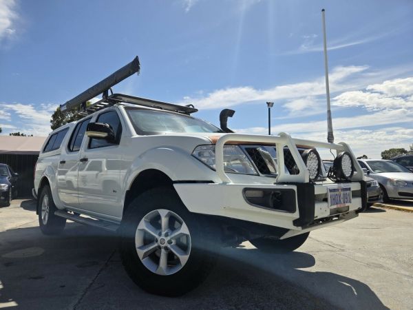 2012 Nissan Navara D40 S5 MY12 ST-X 550 White 7 Speed Sports Automatic Utility image