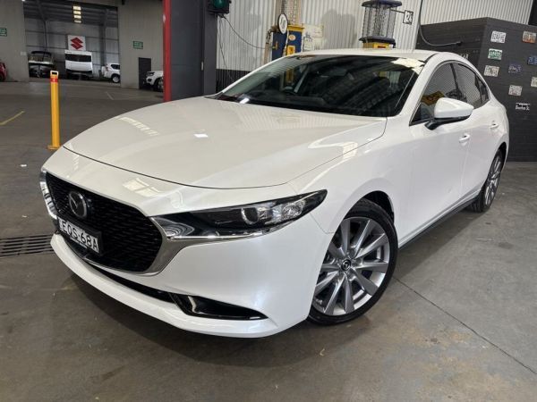 2021 Mazda 3 300P G25 GT White 6 Speed Automatic Sedan image