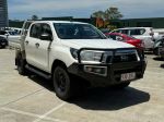 Image for 2019 Toyota Hilux GUN126R SR Double Cab White 6 Speed Sports Automatic Cab Chassis