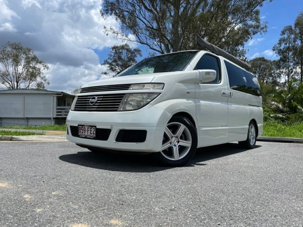 2003 Nissan Elgrand E51 HWY STAR White 6 Speed Automatic Wagon image