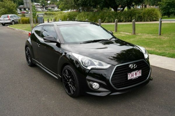 2016 Hyundai Veloster FS5 Series 2 MY16 SR Turbo Black 6 Speed Manual Coupe image