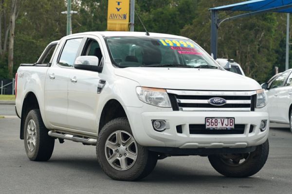2014 Ford Ranger PX XLT Double Cab White 6 Speed Sports Automatic Double Cab image