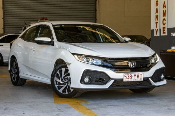 2018 Honda Civic 10th Gen MY18 VTi-S White 1 Speed Constant Variable Hatchback image