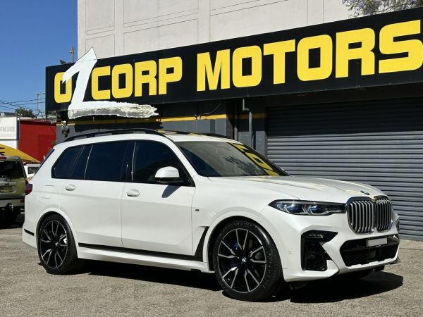 2020 BMW X7 G07 xDrive30d Steptronic White 8 Speed Sports Automatic Wagon image