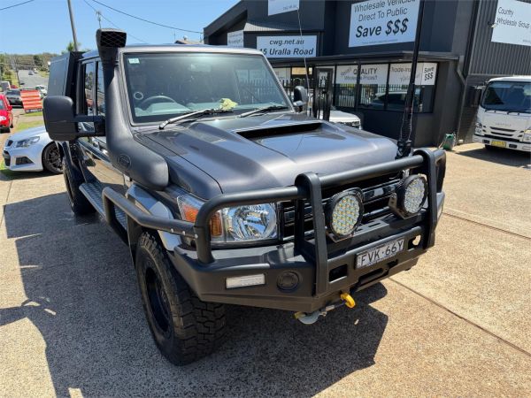 2022 TOYOTA LANDCRUISER 70 SERIES DOUBLE C/CHAS VDJ79R GXL image