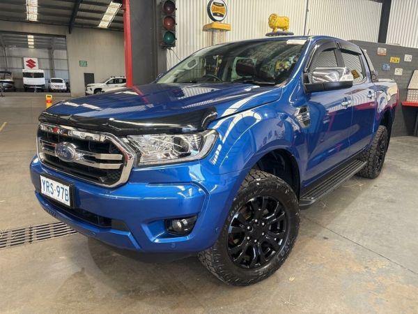 2020 Ford Ranger PX MkIII MY20.25 XLT 2.0 (4x4) Blue 10 Speed Automatic Double Cab Pick Up image