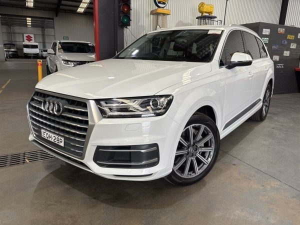 2017 Audi Q7 4M MY18 3.0 TDI Quattro White 8 Speed Automatic Tiptronic Wagon image
