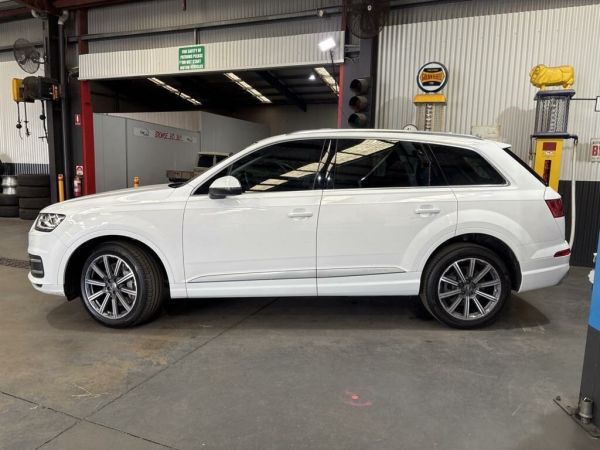 2017 Audi Q7 4M MY18 3.0 TDI Quattro White 8 Speed Automatic Tiptronic Wagon image
