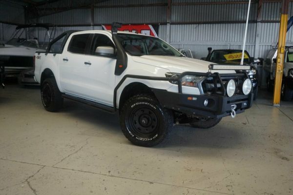 2016 Ford Ranger PX MkII XLS Double Cab White 6 Speed Manual Double Cab image