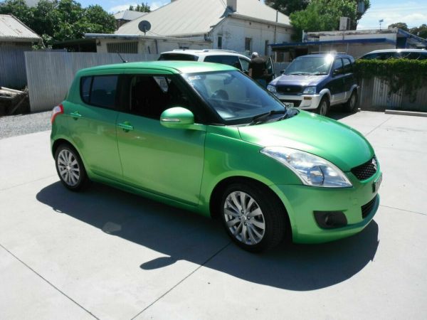 2013 Suzuki Swift FZ MY13 GLX Green 4 Speed Automatic Hatchback image
