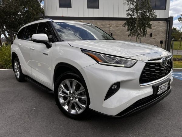 2021 Toyota Kluger Axuh78R Grande Hybrid AWD White Continuous Variable Wagon image