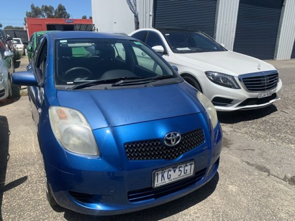 2007 Toyota Yaris NCP90R YR Blue 4 Speed Automatic Hatchback image