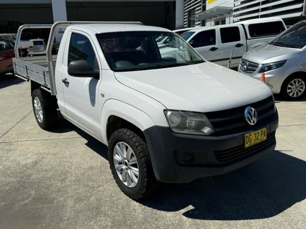 2012 Volkswagen Amarok 2H MY12.5 TDI400 4Mot White 6 Speed Manual Utility image