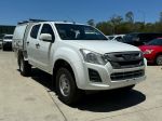 Image for 2019 Isuzu D-MAX MY19 SX Crew Cab White 6 Speed Sports Automatic Cab Chassis
