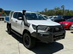 Image for 2022 Toyota Hilux GUN126R SR Double Cab White 6 Speed Sports Automatic Cab Chassis