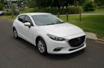 Image for 2017 Mazda 3 BN MY17 Maxx White 6 Speed Manual Hatchback