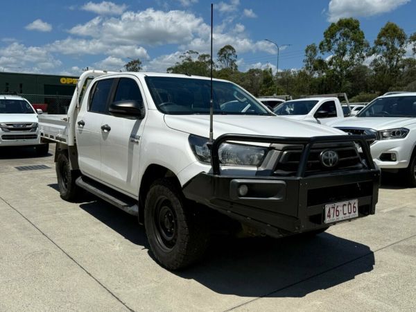 2021 Toyota Hilux GUN126R SR Double Cab White 6 Speed Sports Automatic Cab Chassis image